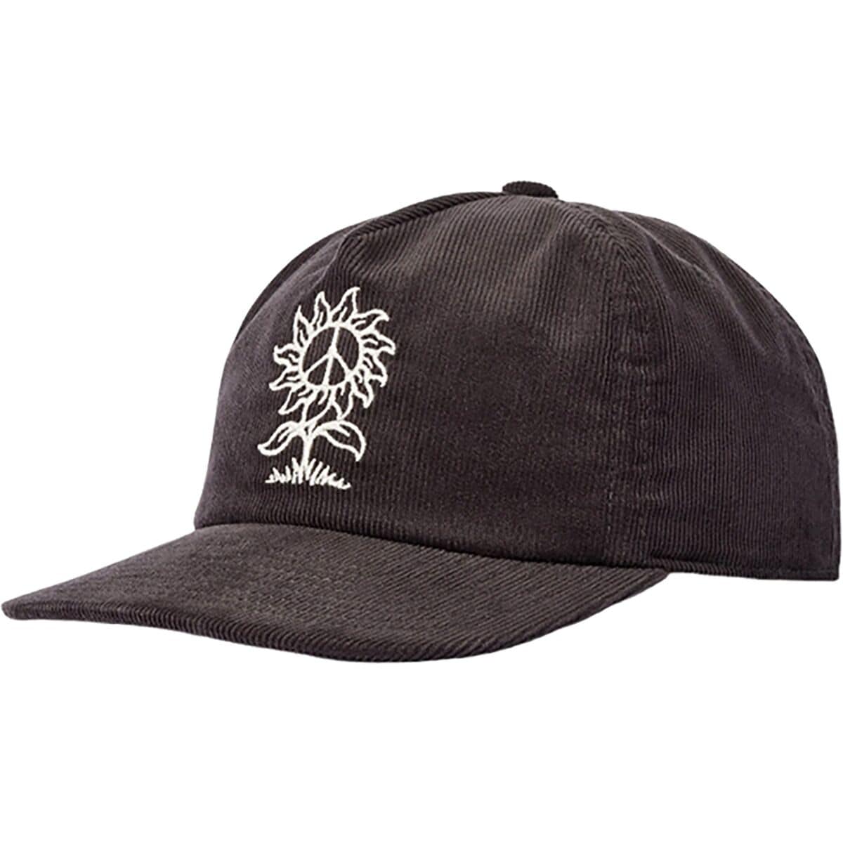 Image of Katin Sunflower Corduroy Hat Black Wash, One Size