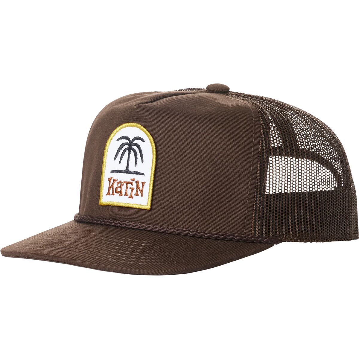 Image of Katin K-Palm Trucker Hat Dark Brown, One Size