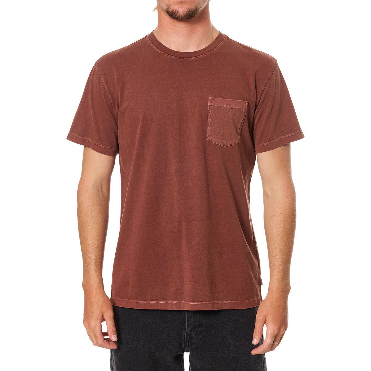Image of Katin Base T-Shirt - Men's Mahogany, S