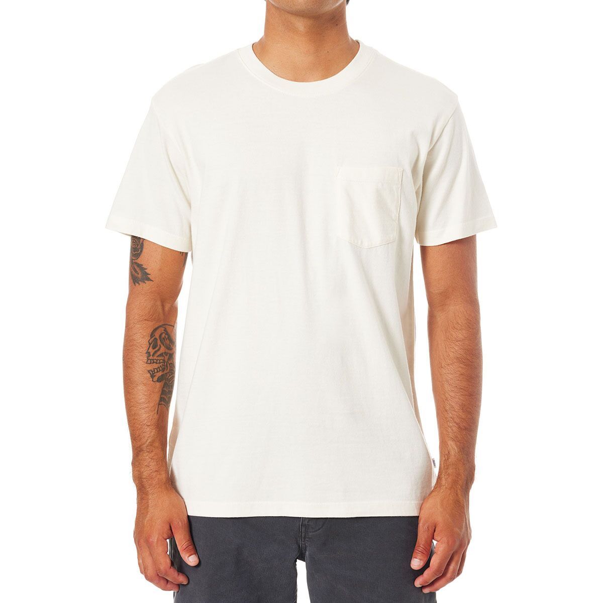 Image of Katin Base T-Shirt - Men's Vintage White, L