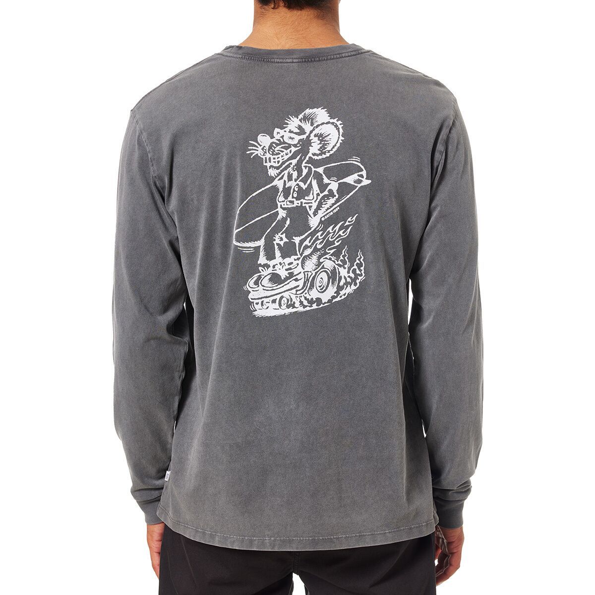 Image of Katin Boogie Long-Sleeve T-Shirt - Men's Black Sand Wash, M