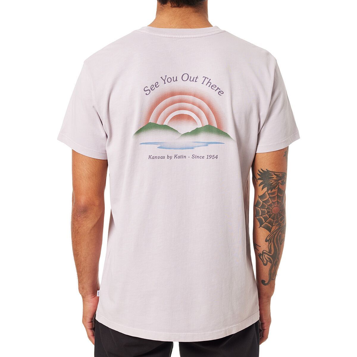 Image of Katin Distance T-Shirt - Men's Light Lavender Pigment Dye, XL