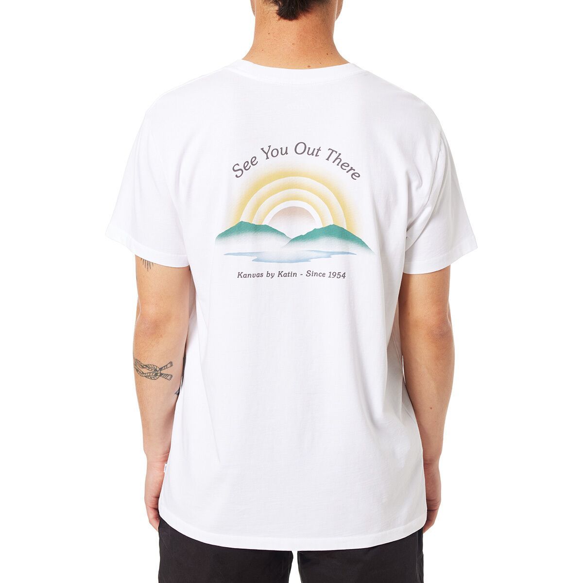 Image of Katin Distance T-Shirt - Men's White, S