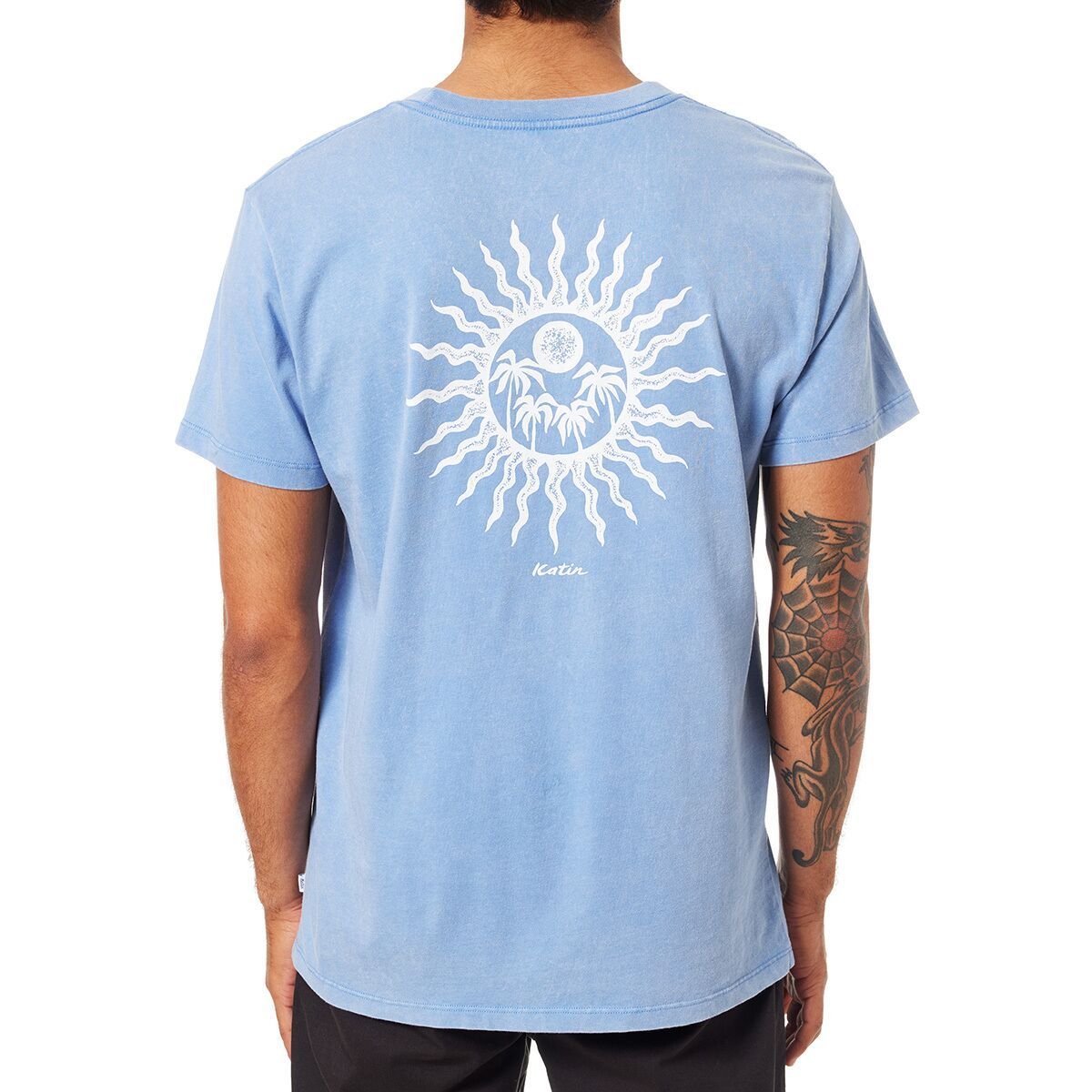 Katin Radiant T-Shirt - Men's Bay Blue Sand Wash, XL