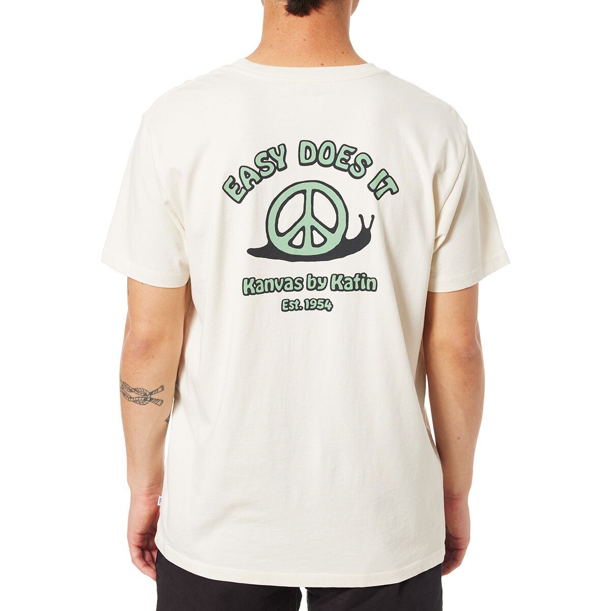 Image of Katin Snail T-Shirt - Men's Vintage White, M