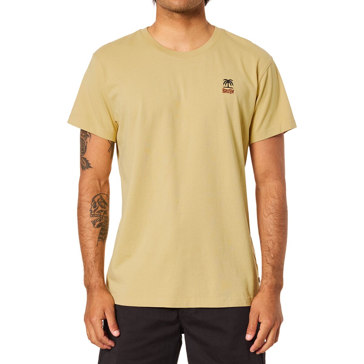 Katin Katin K-Palm EMB T-Shirt - Men's Butter Sand Wash, L