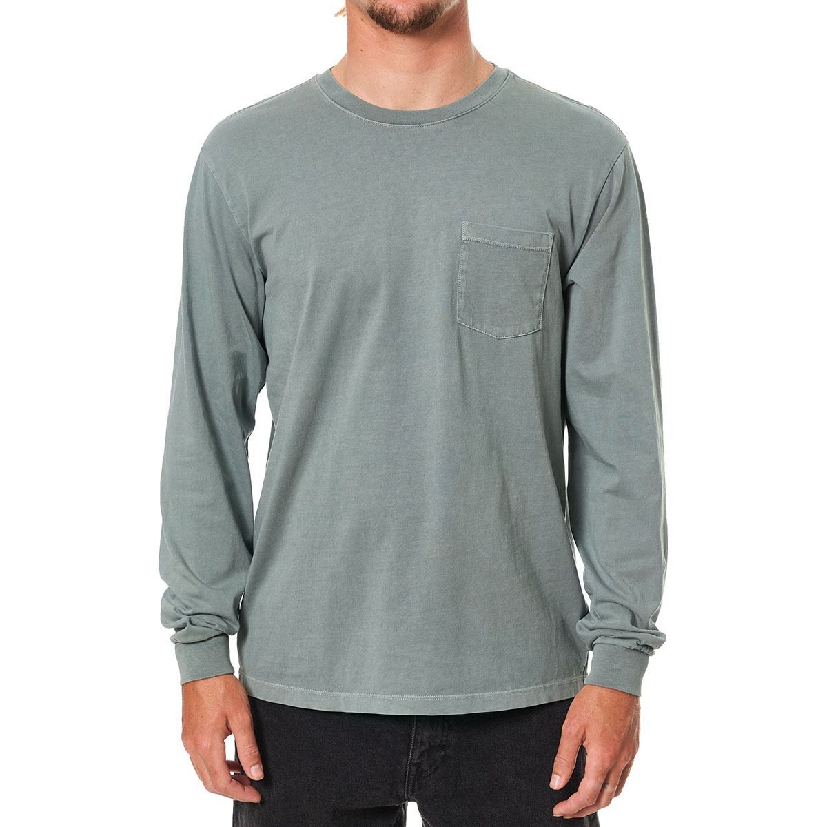 Image of Katin Base Long-Sleeve T-Shirt - Men's Dusty Blue, S