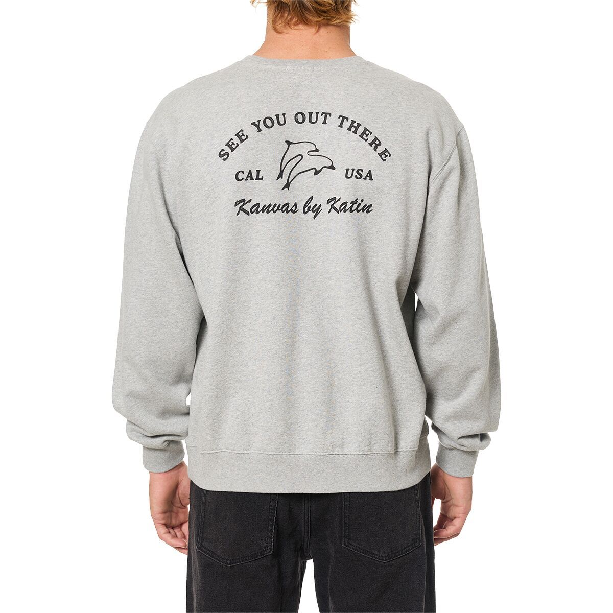 Image of Katin Breach Crew Sweatshirt - Men's Heather Gray, M