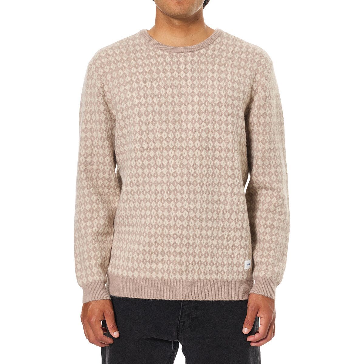 Image of Katin Check Sweater - Men's Vintage Khaki, M