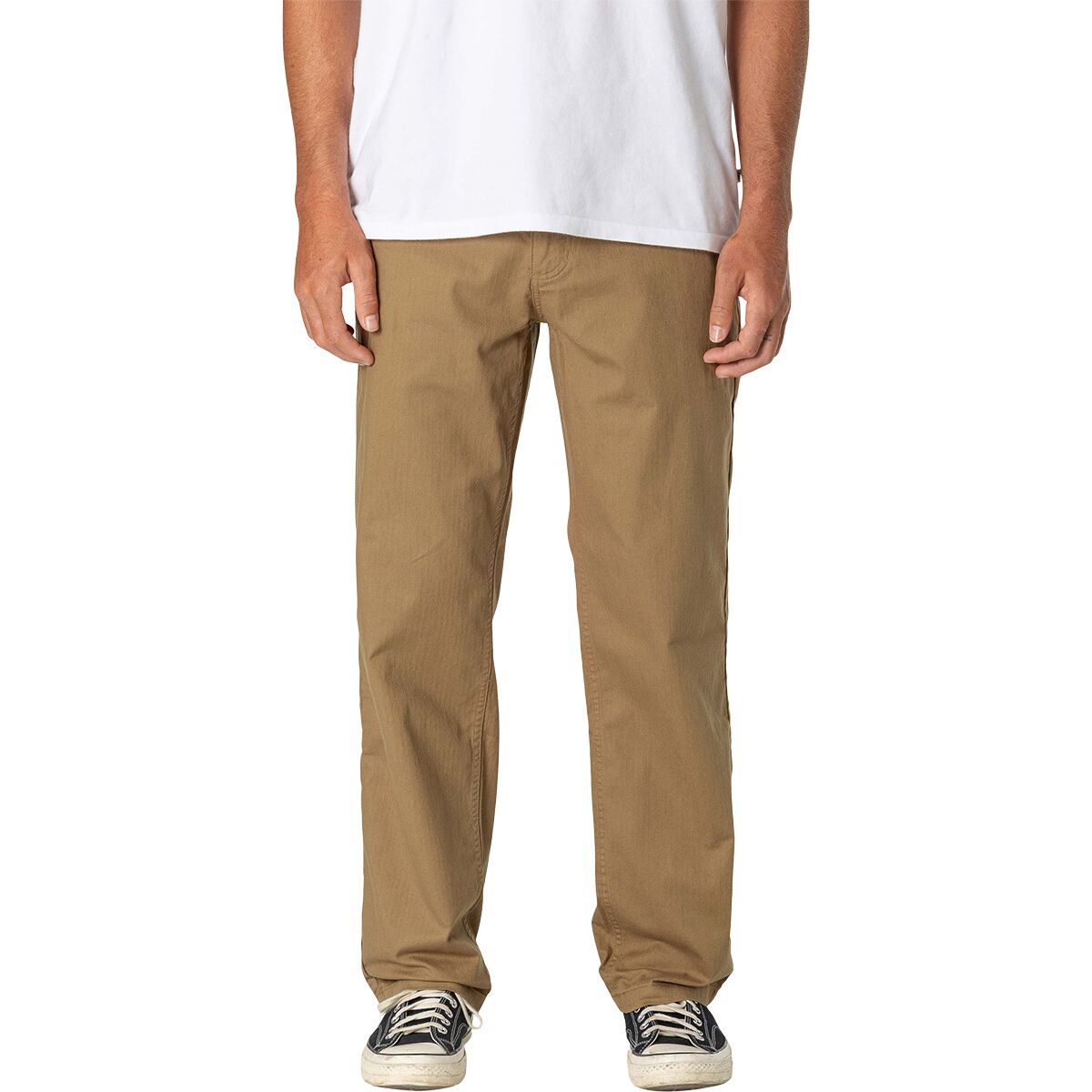 Image of Katin Deck Herringbone Pant - Men's Light Brown, 34