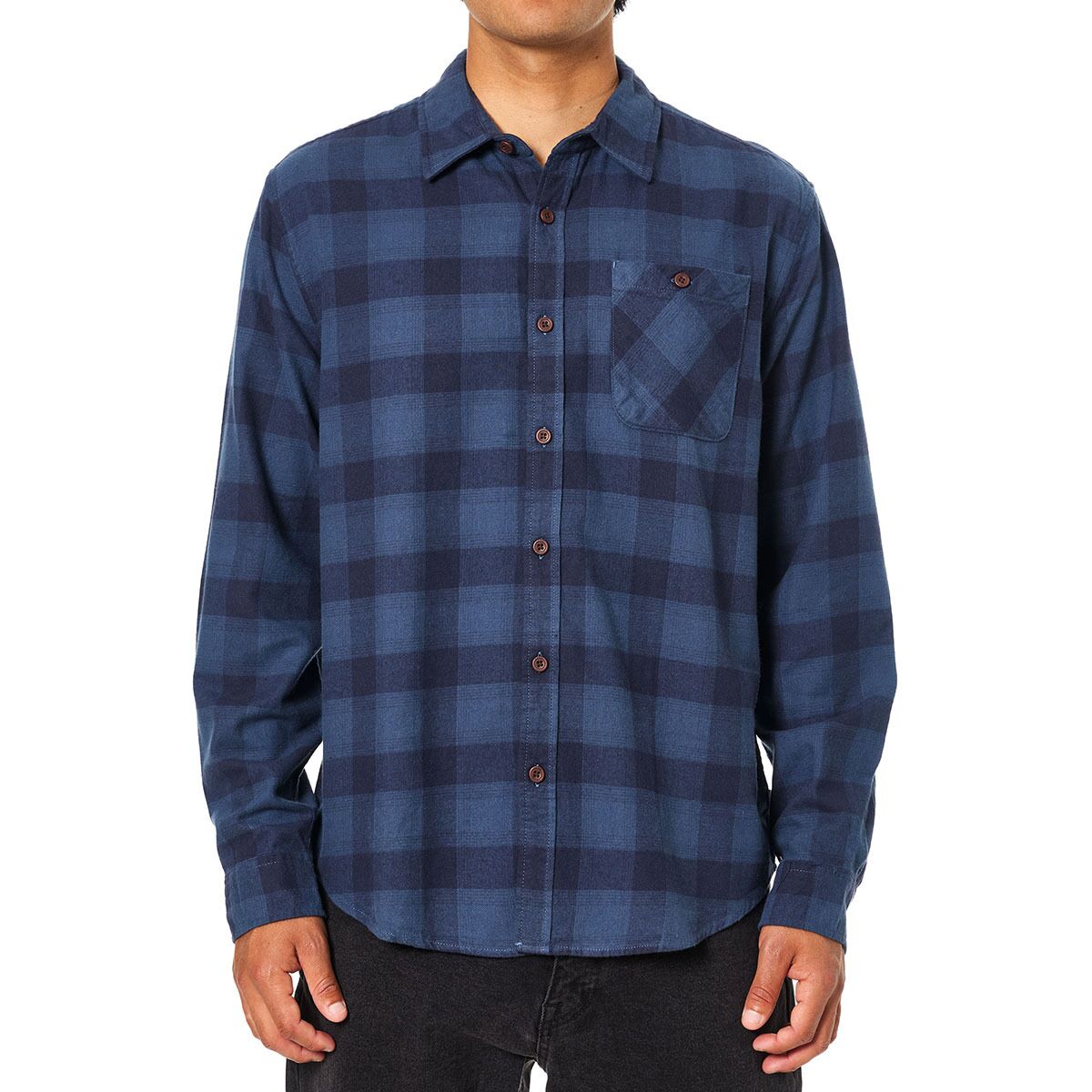 Image of Katin Derek Flannel - Men's Dark Blue, L