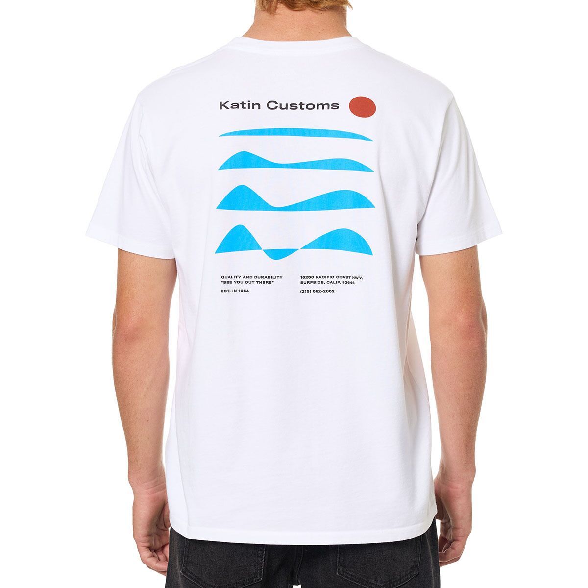 Image of Katin Frequency T-Shirt - Men's White, S