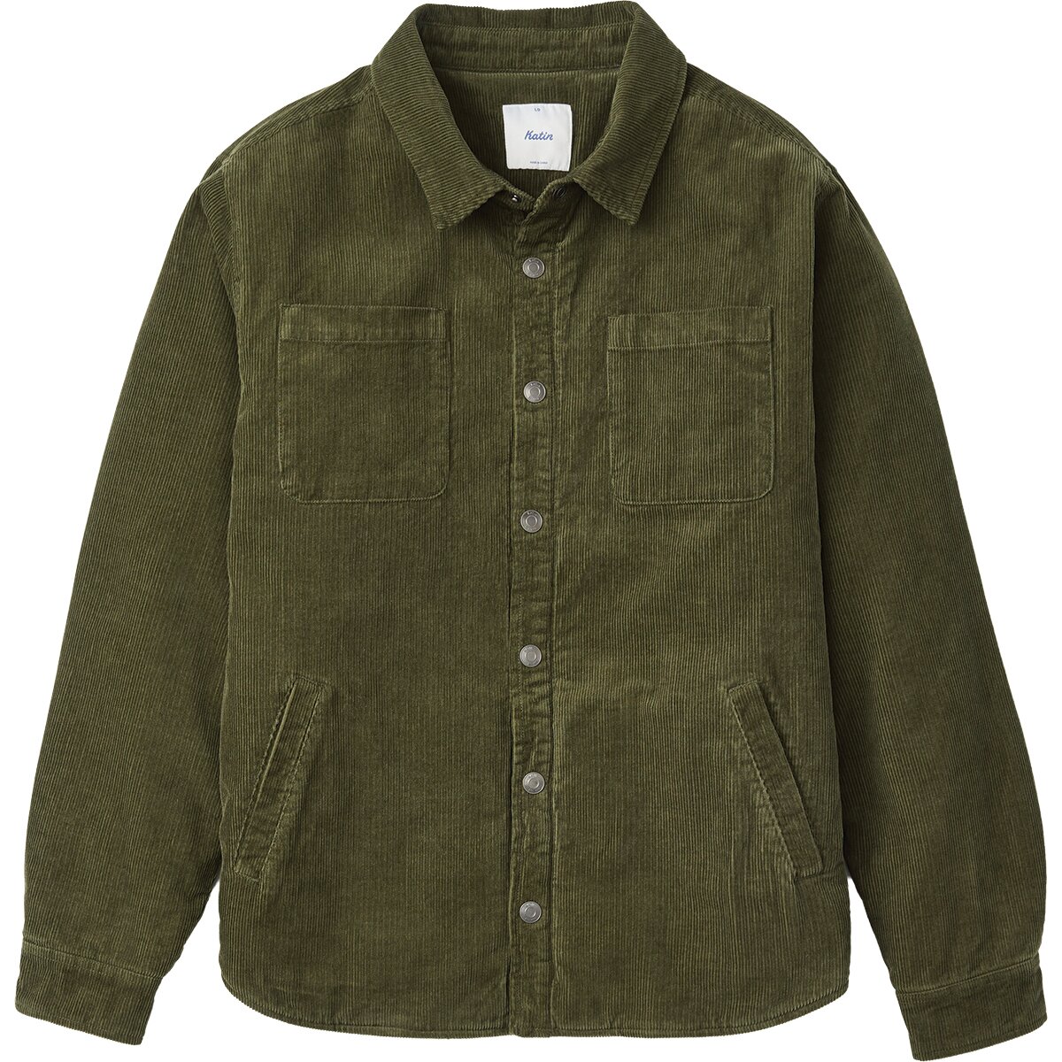 Image of Katin Harold Corduroy Jacket - Men's Dark Olive, L