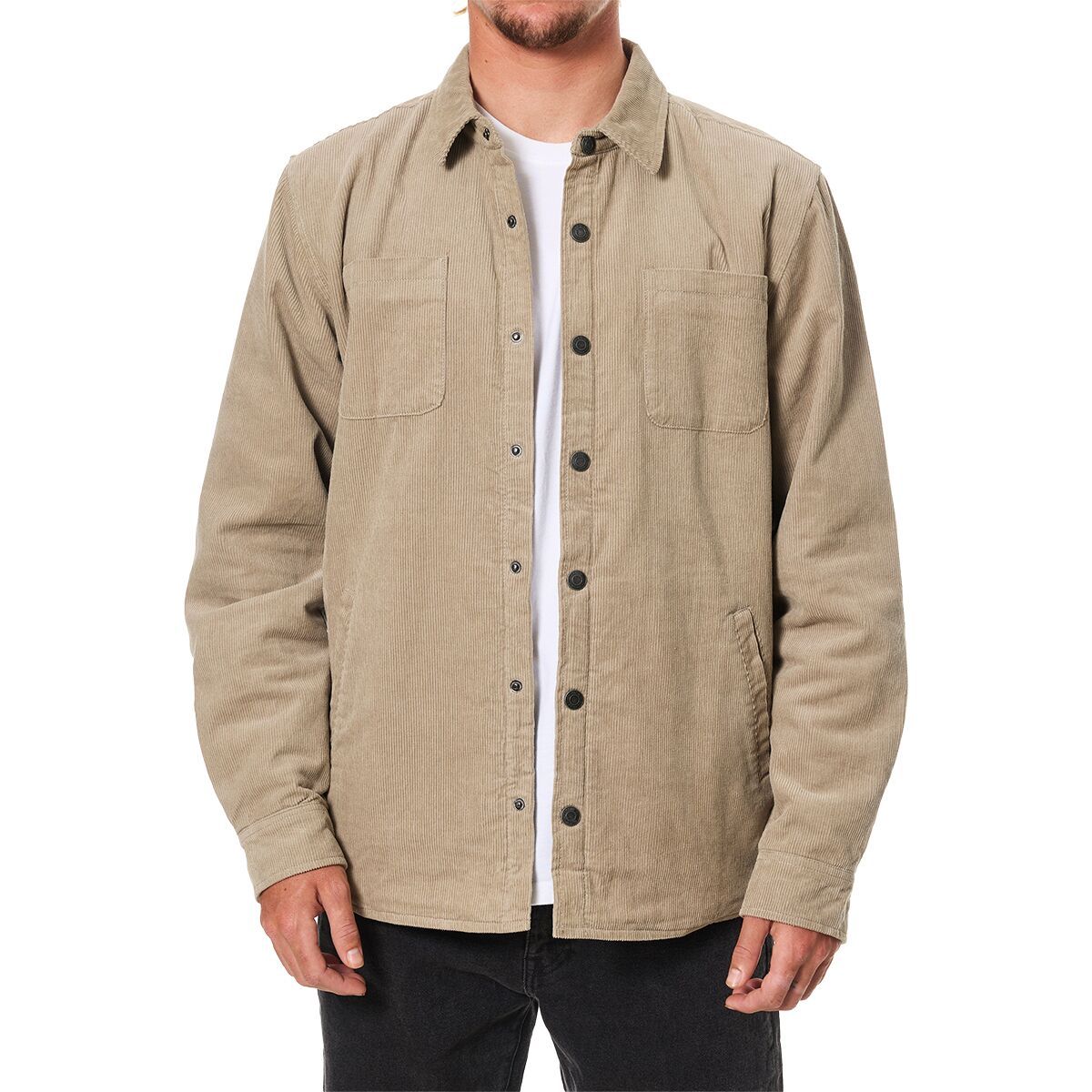 Image of Katin Harold Corduroy Jacket - Men's Vintage Khaki, S