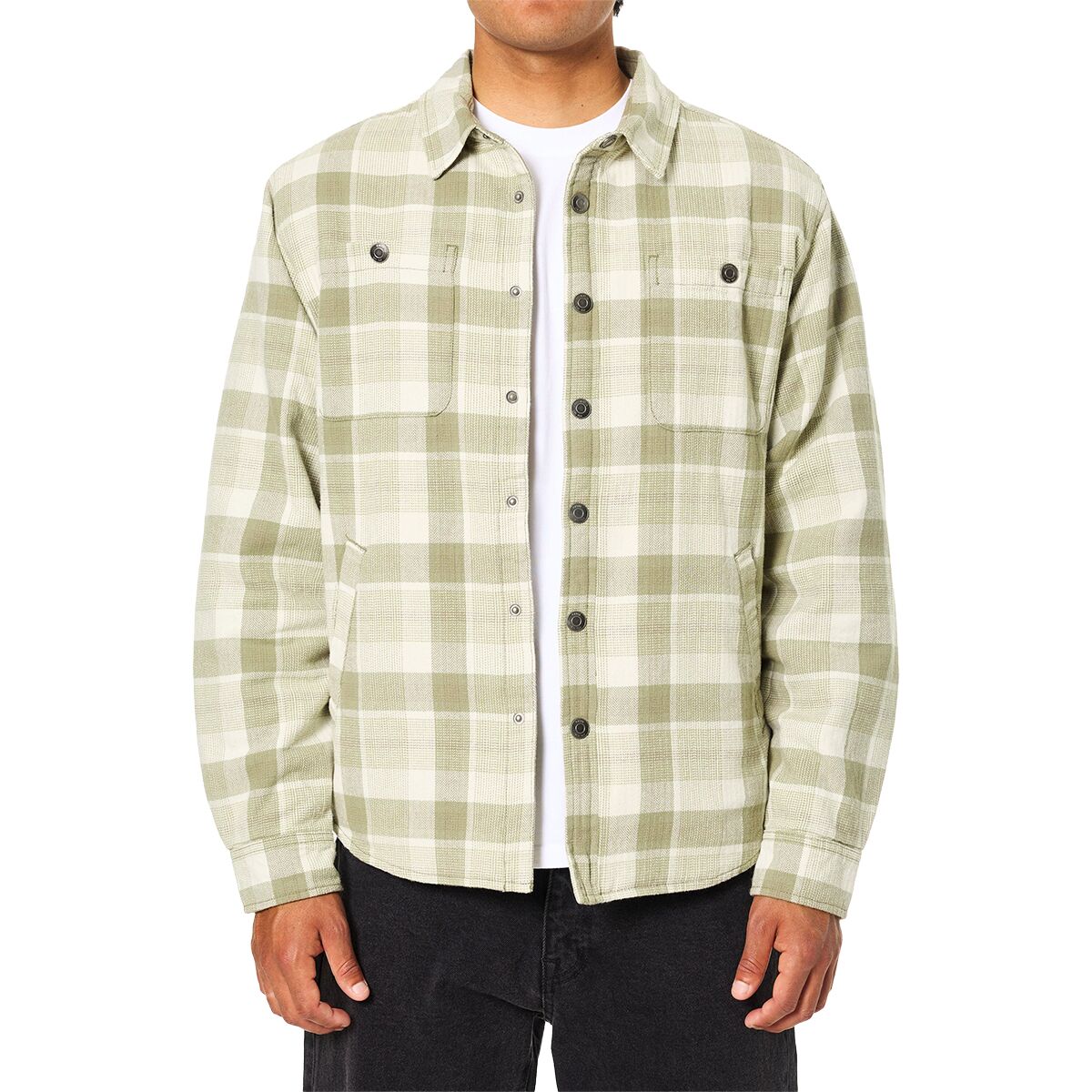 Image of Katin Harold Plaid Jacket - Men's Moss, M