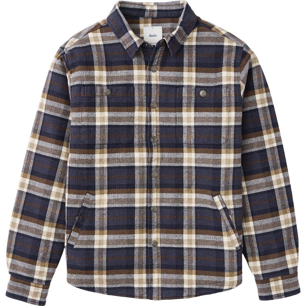 Image of Katin Harold Plaid Jacket - Men's Navy, S