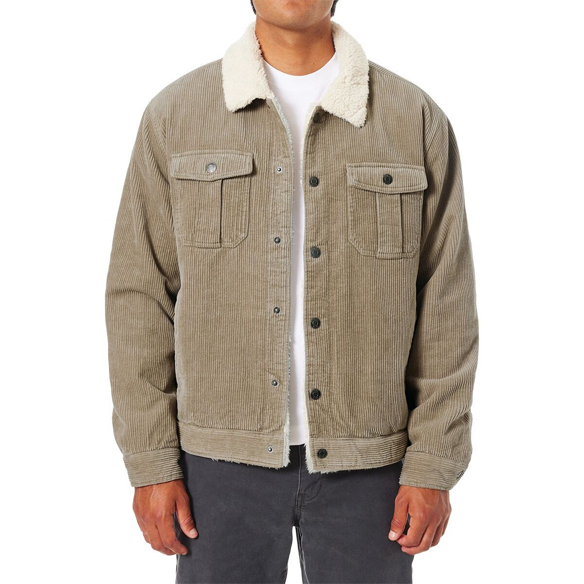 Image of Katin Harris Corduroy Jacket - Men's Aluminum, XL
