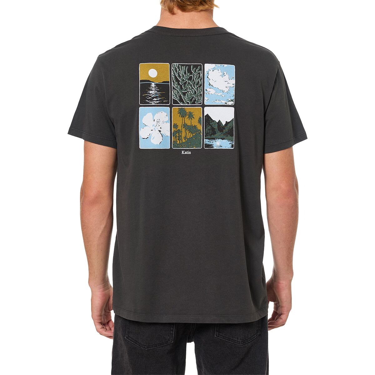 Katin Katin Phases T-Shirt - Men's Black Wash, XL