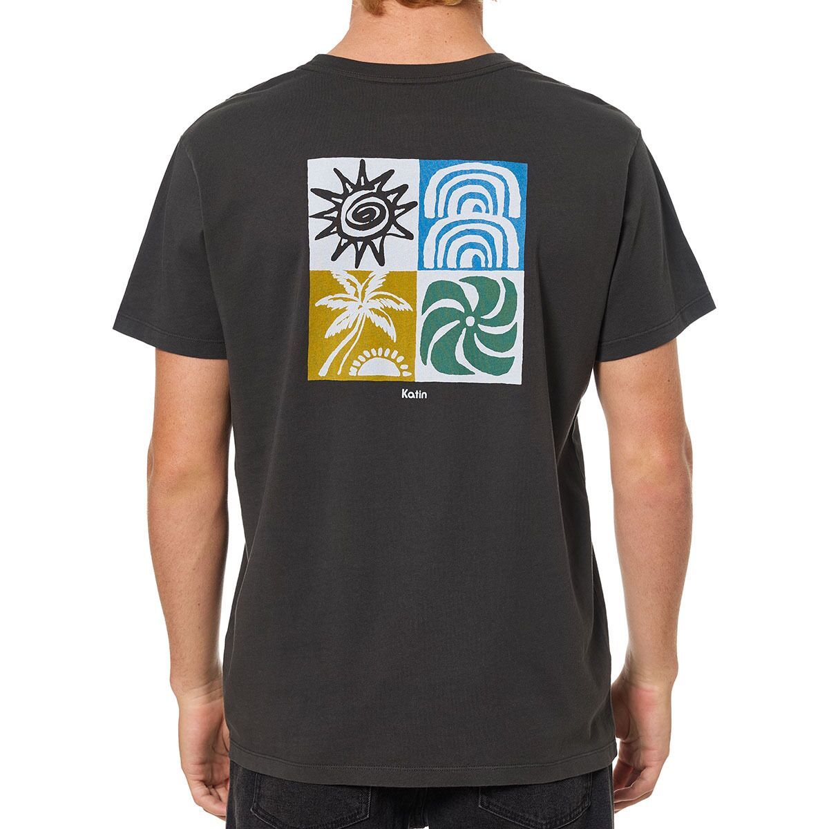 Katin Realm T-Shirt - Men's Black Wash, XL