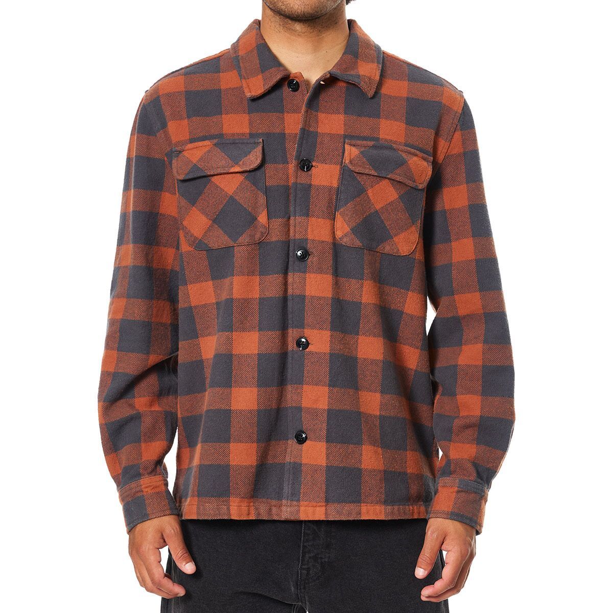 Image of Katin Shiloh Flannel - Men's Brick, S
