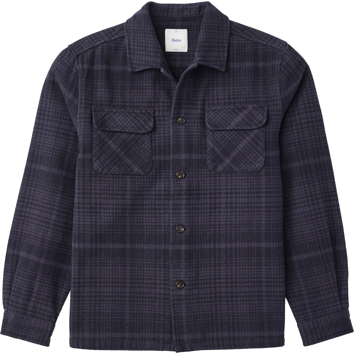 Image of Katin Shiloh Flannel - Men's Navy Plaid, L