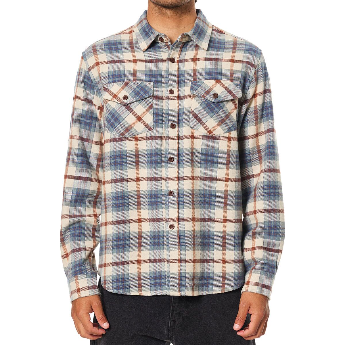 Image of Katin Sierra Flannel - Men's Dusty Blue, XXL