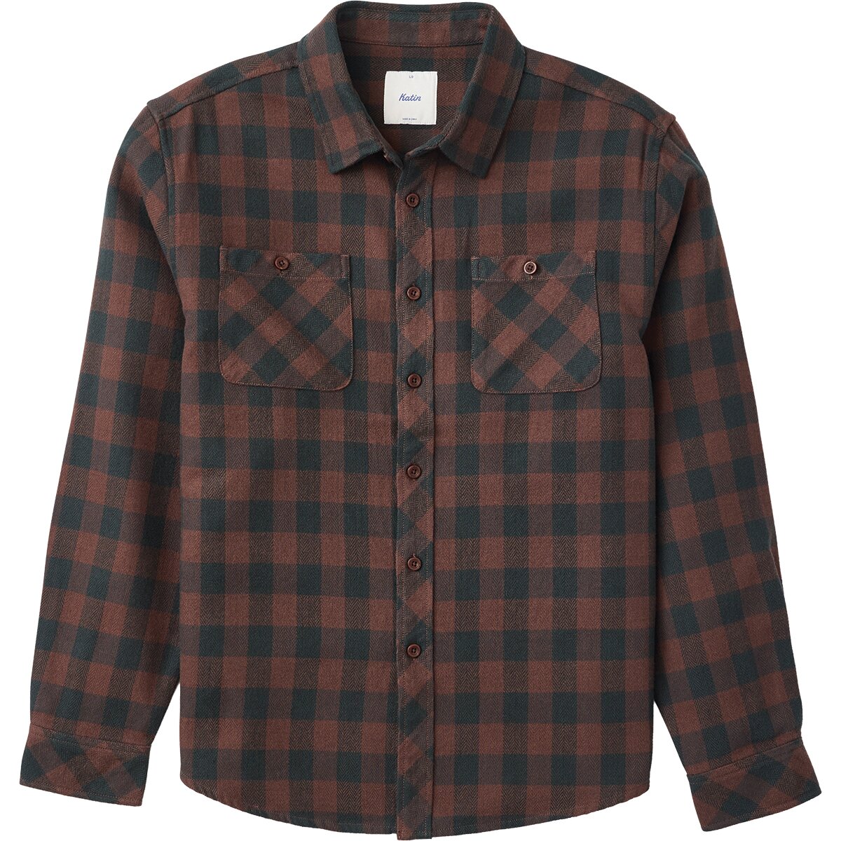 Image of Katin Sierra Flannel - Men's French Roast Plaid, L