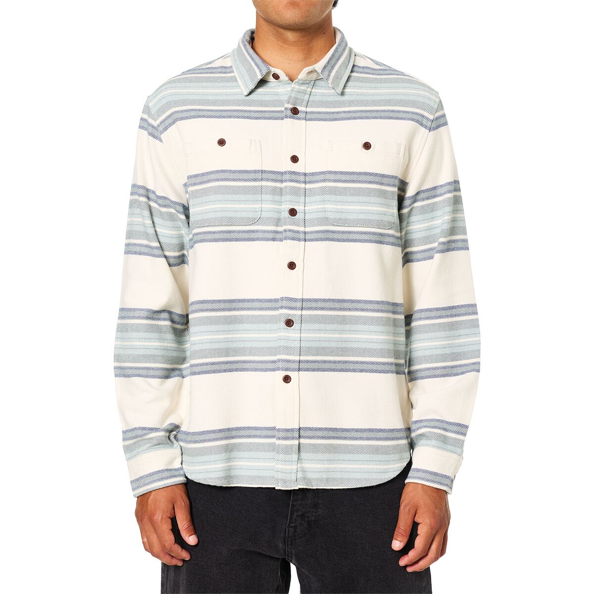 Image of Katin Sierra Flannel - Men's Vapor Gray, M
