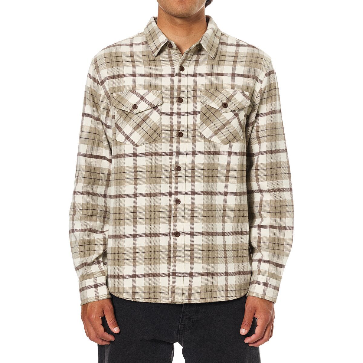Image of Katin Sierra Flannel - Men's Vintage Khaki, L