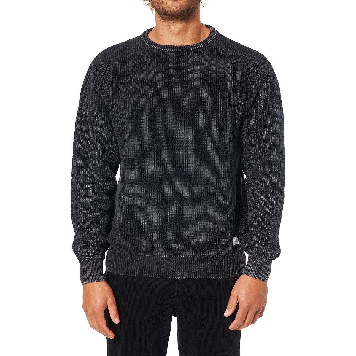 Image of Katin Swell Sweater - Men's Black Wash 2, M
