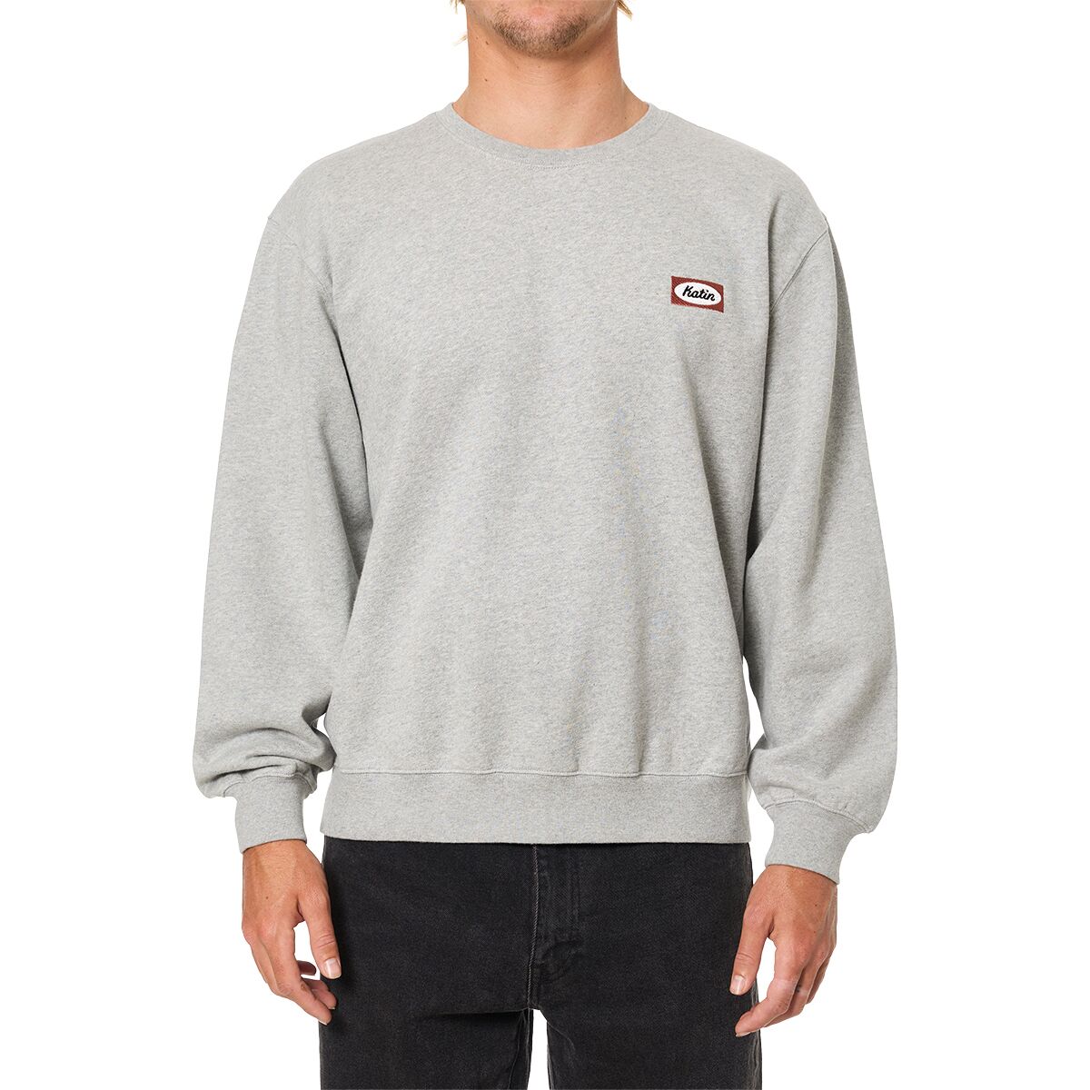 Katin Katin Williams Emb Crew Sweatshirt - Men's Heather Gray, L