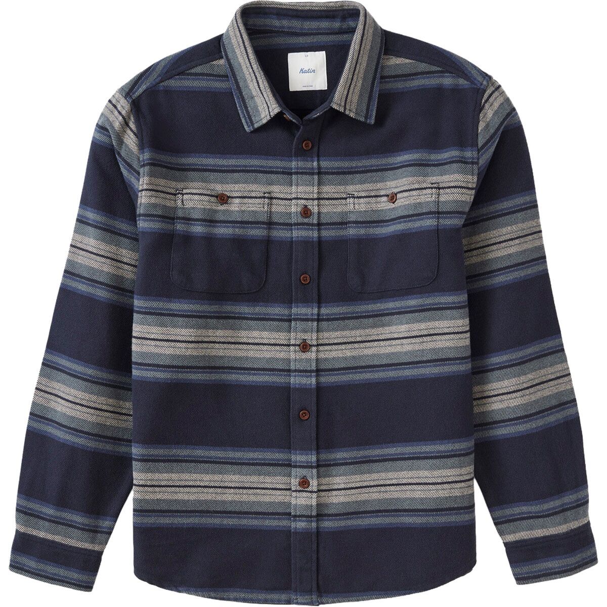 Image of Katin Sierra Flannel - Boys' Polar Navy, M