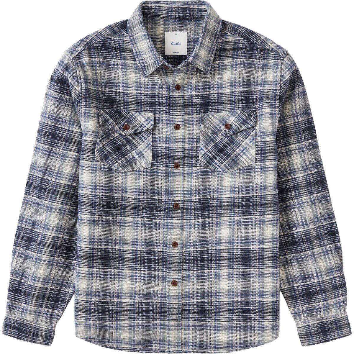 Image of Katin Sierra Flannel - Boys' Washed Blue, L