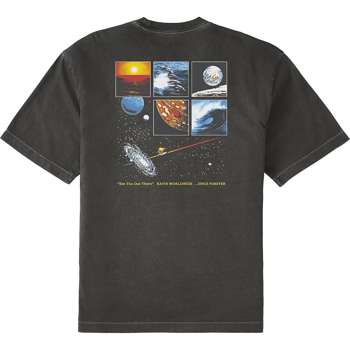 Image of Katin Geographic Box Fit T-Shirt - Boys' Black Wash, S