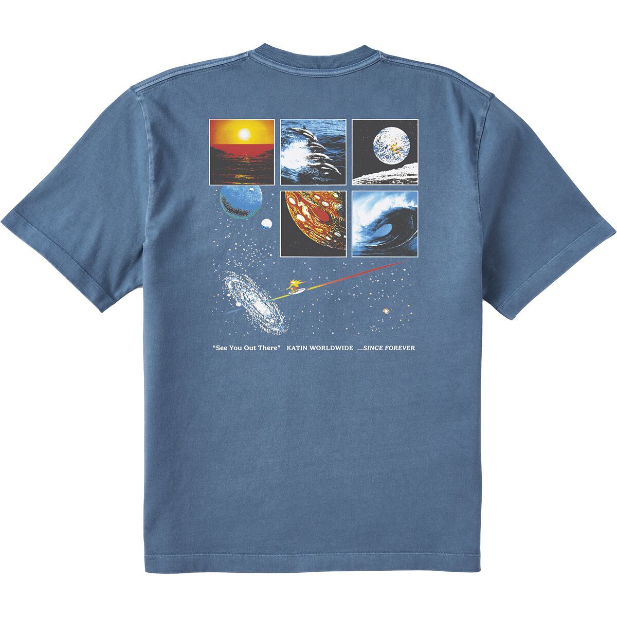 Image of Katin Geographic Box Fit T-Shirt - Boys' Blue, XL