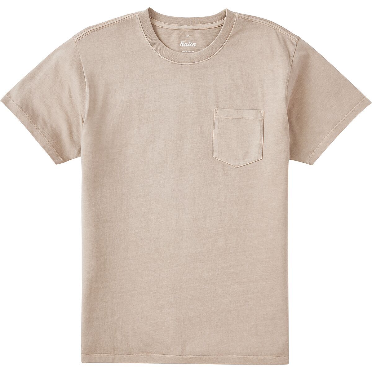 Image of Katin Base T-Shirt - Men's Vintage Khaki, S