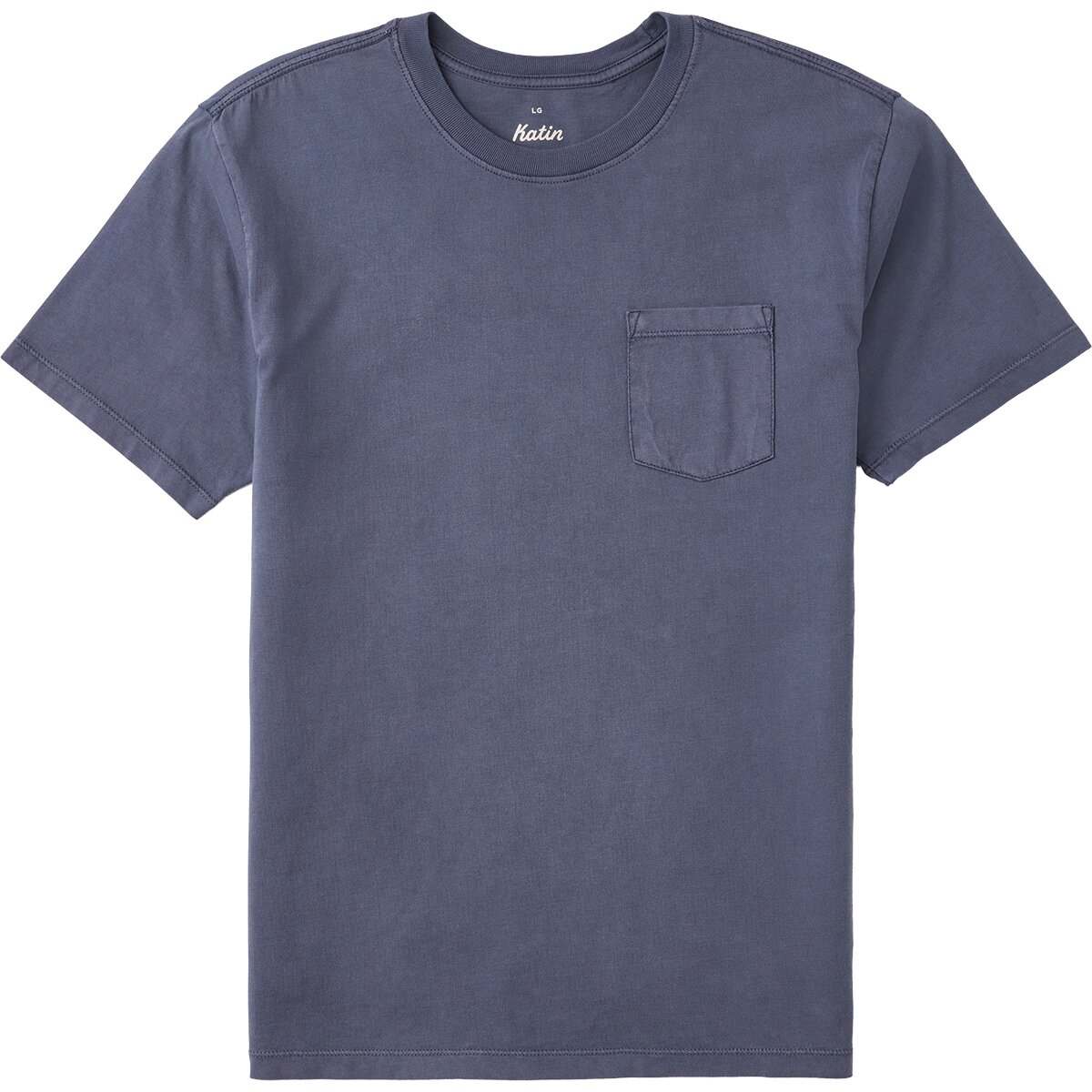 Image of Katin Base T-Shirt - Men's Washed Blue Vintage Wash, L