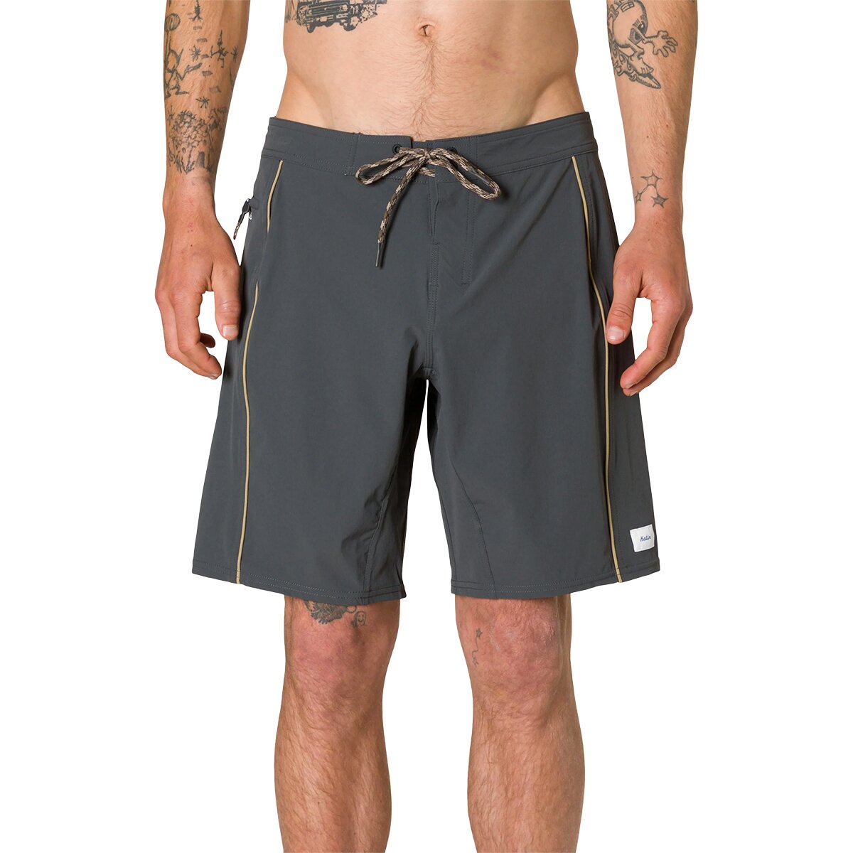 Image of Katin Otg Archer Surf Trunk - Men's Black Wash, 31