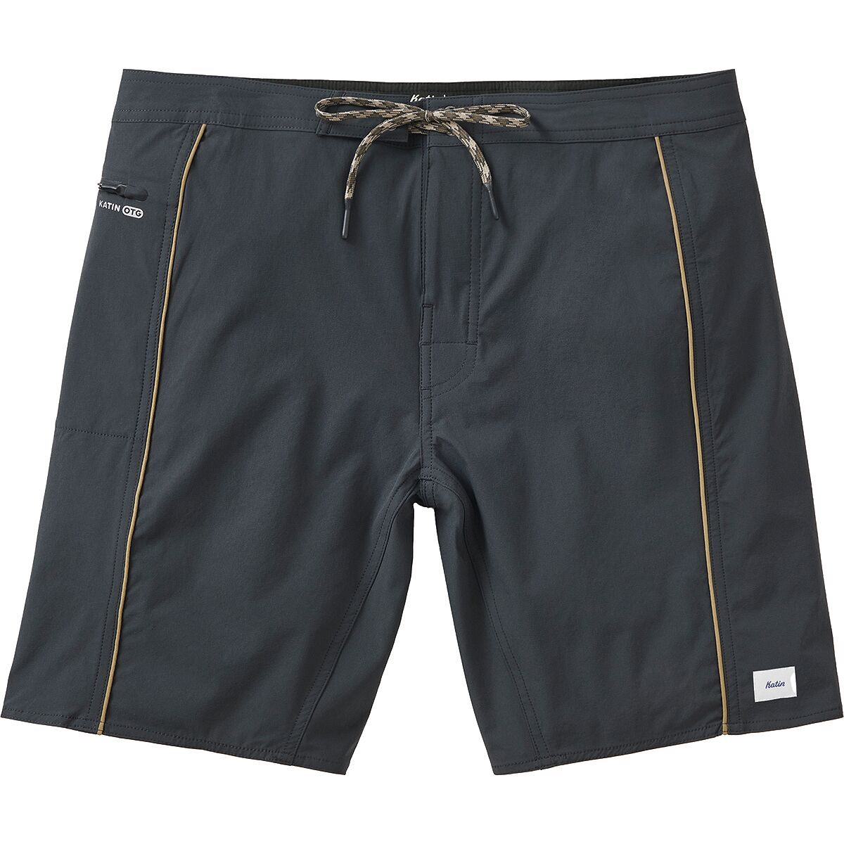 Image of Katin Otg Archer Surf Trunk - Men's Black Wash, 38