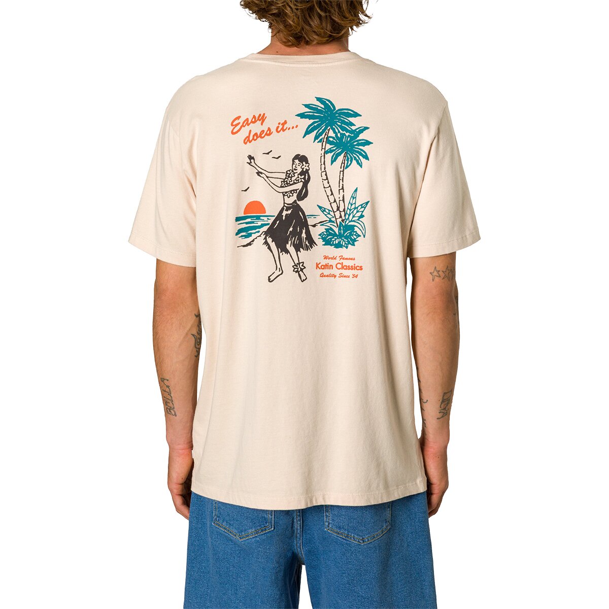 Image of Katin Auana T-Shirt - Men's Almond Peach, L