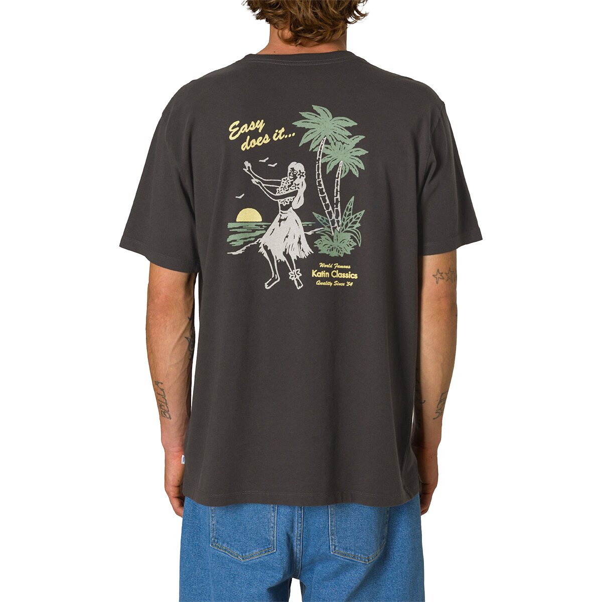 Image of Katin Auana T-Shirt - Men's Black Wash, L
