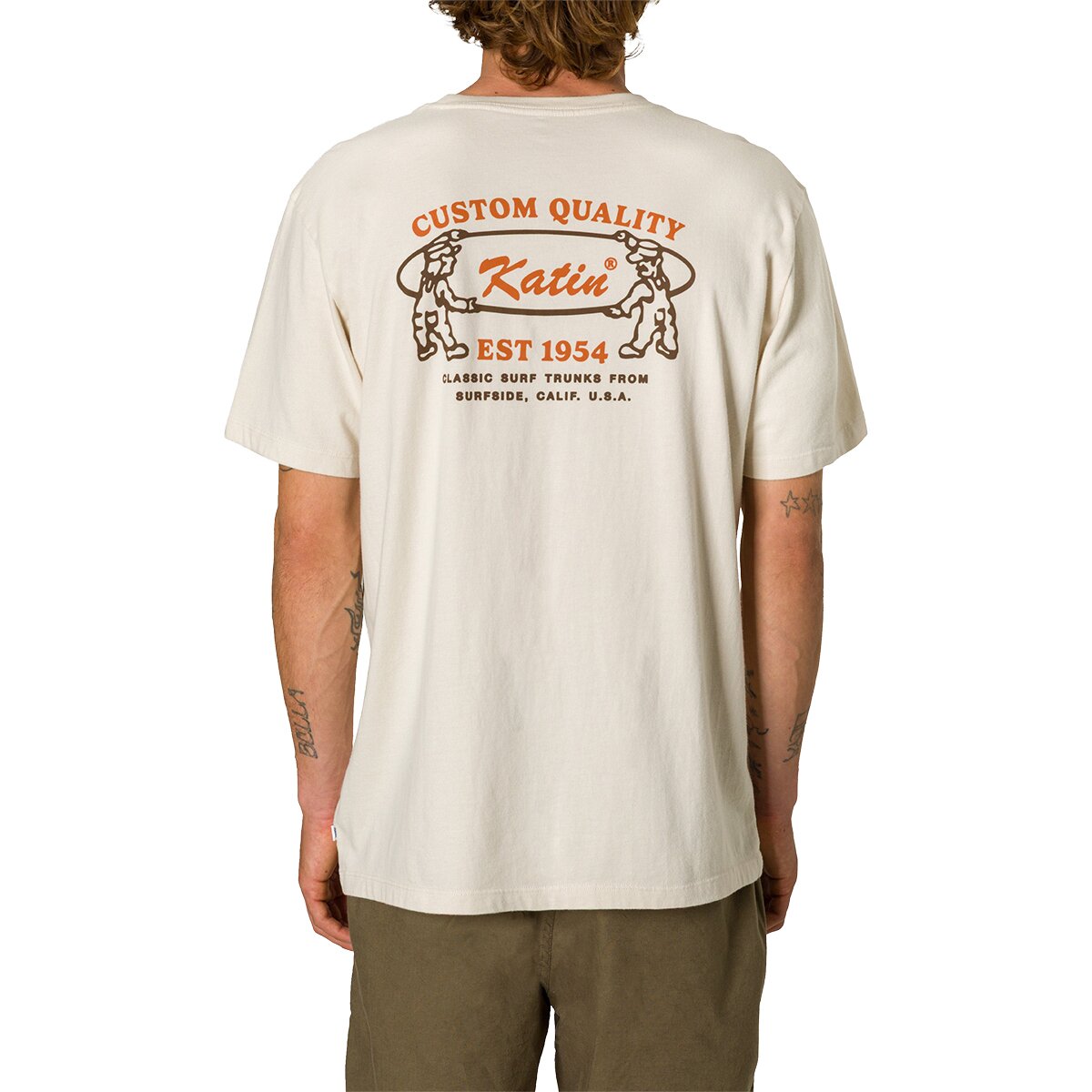 Image of Katin Blanks T-Shirt - Men's Vintage White, S