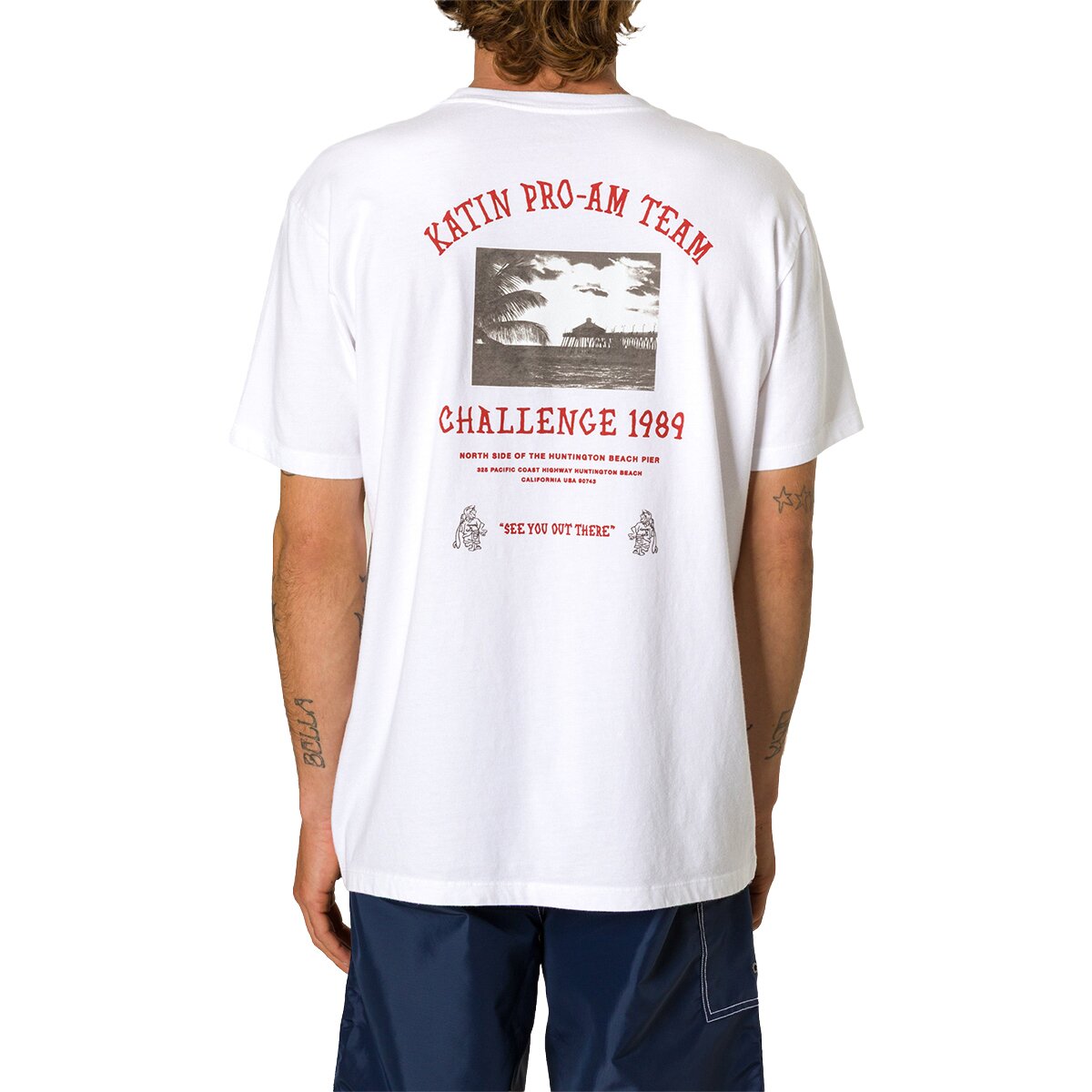 Image of Katin Collins T-Shirt - Men's White, M
