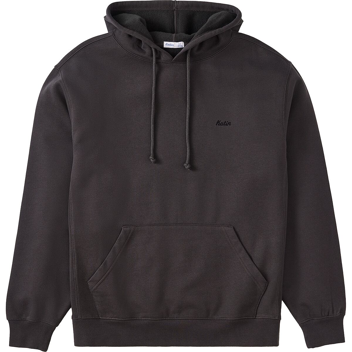 Image of Katin EMB Hooded Fleece - Men's Black Wash, M