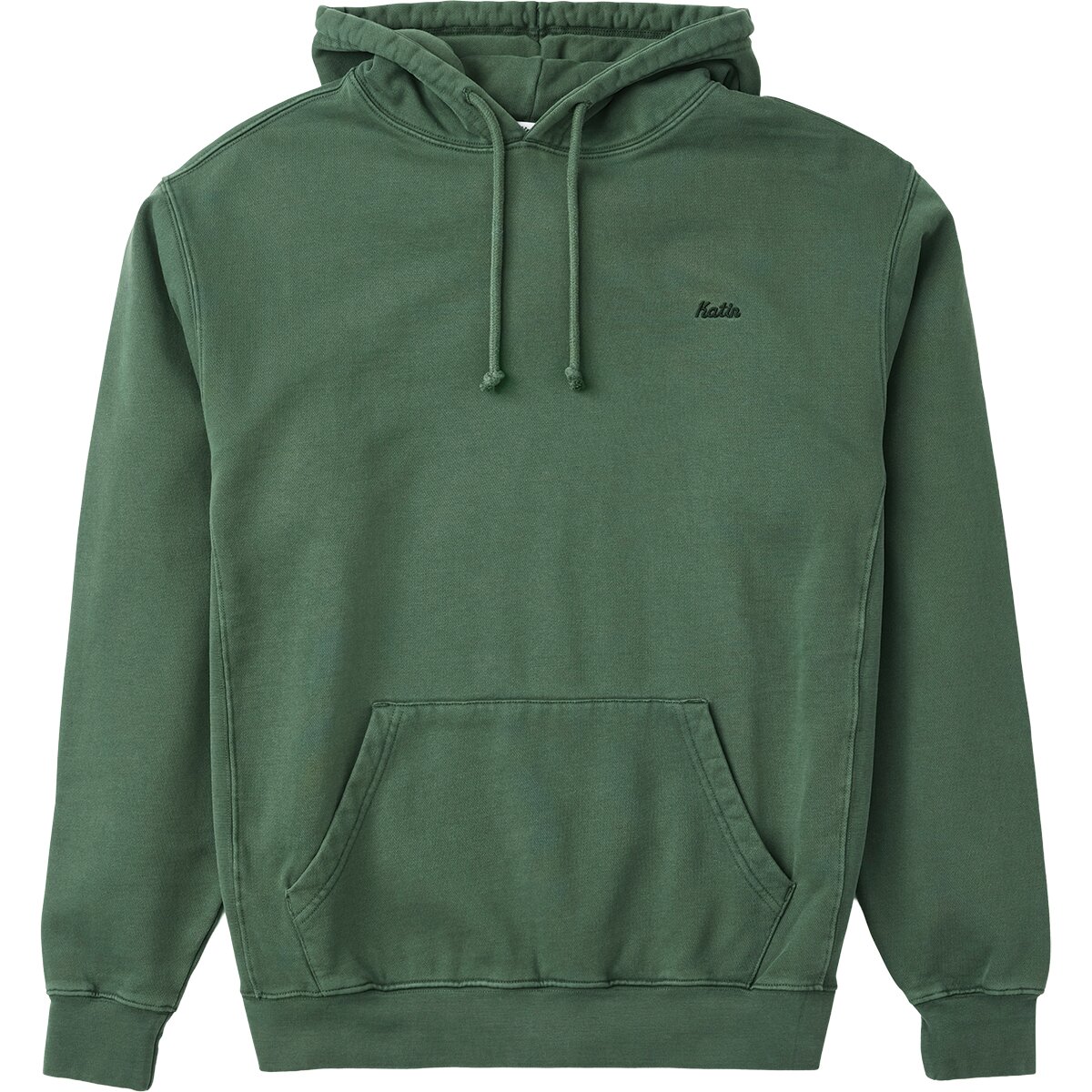 Image of Katin EMB Hooded Fleece - Men's Pine Vintage Wash, XXL