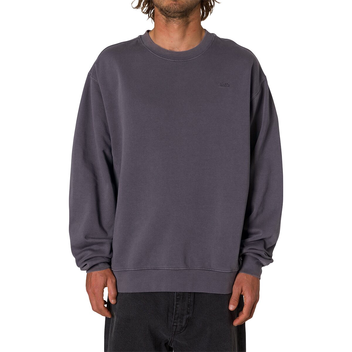Image of Katin Emb Crew Fleece - Men's Sea Storm, L
