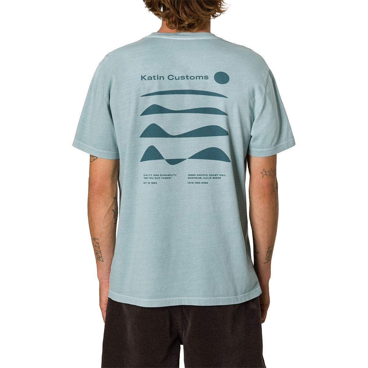 Image of Katin Frequency T-Shirt - Men's Air Force Blue, XL