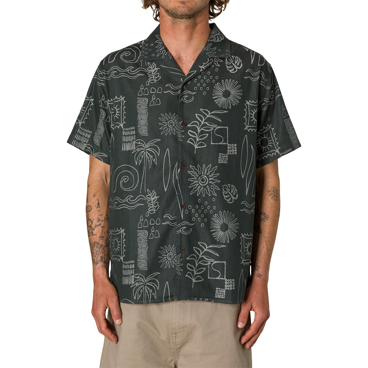 Image of Katin Habitat Shirt - Men's Black Wash, XXL