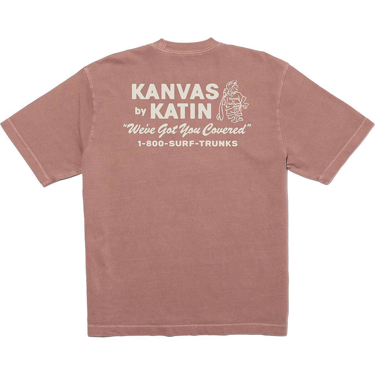 Image of Katin Hot Line Box Fit T-Shirt - Men's Red Clay, S