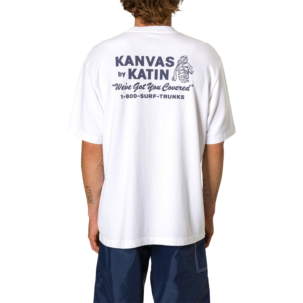 Image of Katin Hot Line Box Fit T-Shirt - Men's White, XL